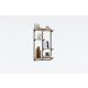 HANAH HOME Zidna polica Dodo, crna/braon - 495SSE1108