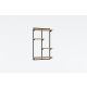 HANAH HOME Zidna polica Dodo, crna/braon - 495SSE1108