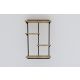 HANAH HOME Zidna polica Dodo, crna/braon - 495SSE1108