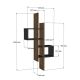 HANAH HOME Zidna polica Emse, braon/antracit - 495SSE1110