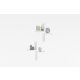 HANAH HOME Zidna polica Face, bela - 495SSE1111