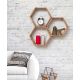 HANAH HOME Zidna polica Elfo, braon - 495SSE1136
