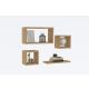 HANAH HOME Zidna polica Babi, svetlobraon - 495SSE1164