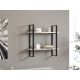 HANAH HOME Zidna polica Buba, bela/crna - 495SSE1166
