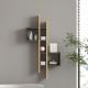 HANAH HOME Zidna polica Emse, krem/antracit - 495SSE1173