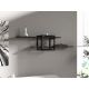 HANAH HOME Zidna polica Mone, antracit/crna - 495SSE1179