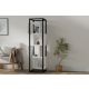 HANAH HOME Polica Rabant, bela/crna - 495SSE1210
