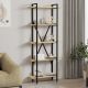 HANAH HOME Polica Kinder, svetlobraon/crna - 495SSE1223