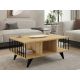 HANAH HOME Klub sto Bert, svetlobraon - 495SSE1324