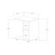 HANAH HOME Konzolni sto Amy, bela - EP3057743