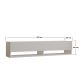 HANAH HOME TV komoda Arges, bela - 495SSE1605