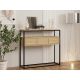 HANAH HOME Komoda Guarda, svetlobraon/crna - 495SSE1901