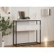 HANAH HOME Konzolni sto Guarda, bela/crna - EP3057755