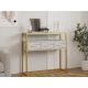 HANAH HOME Komoda Guarda, zlatna/mermerna - 495SSE1907