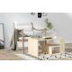 HANAH HOME Klub sto Eros, svetlobraon - 495SSE2107