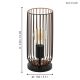 EGLO Stona lampa Roccamena E27 60W - 49646
