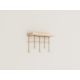 HANAH HOME Zidna polica, braon - 498HFT1103