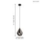 EGLO Visilica Carlton 1 E27 60W - 49997