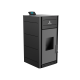 MARELI Kamin na pelet UNO 13 (1kW + 12kW) crna - EP3012011