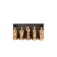 ROD - poklon set pet skulptura u boji bronze - ROD000302