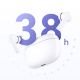 Bluetooth slusalice HONOR CHOICE earbuds X7 Lite bele - EP2807697