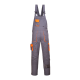 MONSUN Radne pantalone tr Contrast, siva/narandžasta - 54858