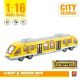WENYI Metro sa zvukom i svetlom WY920B, žuta - 50-70421