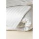 STEFAN Posteljina damast pruga 10mm 140x200cm bela - 5003p-bela