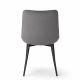 MODUL Trpezarijska stolica Linea Steel siva c-410 - EP3136524