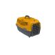 PETMAX Transporter metalna vrata Lux 1 orange 48x32x32 cm - 50108