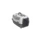 PETMAX Transporter metalna vrata Lux 2 siva 55x36x35 cm - 50118