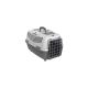 PETMAX Transporter metalna vrata Lux 3 siva 61x40x38 cm - 50122-1