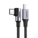 UGREEN USB kabl Tip C na USB Tip C ugaoni 90° 2.0 3A US255 - 50123