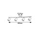 Rabalux Spot rasveta Solange LED 24W bela (5048) - 5048