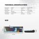 Tastatura Mehanicka Gaming Fantech MK893S RGB Atom 107S MIZU Blue (Rosie switch) - EP3094479