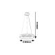 Rabalux Visilica Carmella LED 80W zlatna (5055) - 5055