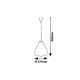 Rabalux Visilica Morris E27 1x MAX 40W bela (5059) - 5059