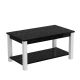 HANAH HOME Klub sto Larissa, crna/bela - 505CRL1409