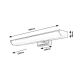 Rabalux Kupatilska rasveta Evron LED 75W hrom (5063) - 5063