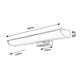 Rabalux Kupatilska rasveta Evron LED 135W hrom (5064) - 5064