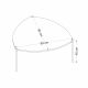 HANAH HOME Klub sto Lenny, braon - 506MNR1218