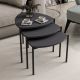 HANAH HOME Set klub stolova Lenny, antracit - 506MNR1223