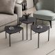 HANAH HOME Set klub stolova Lenny, antracit - 506MNR1223