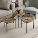HANAH HOME Set klub stolova Lenny, braon - 506MNR1225