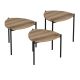 HANAH HOME Set klub stolova Lenny, braon - 506MNR1225