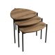 HANAH HOME Set klub stolova Lenny, braon - 506MNR1225