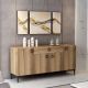 HANAH HOME Komoda Moon, braon - 506MNR1308