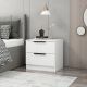 HANAH HOME Noćni ormarić Kale Plus - 7910, bela - 506MNR1505