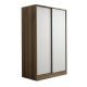 HANAH HOME Klizni ormar Kale 2314, braon/bela - 506MNR2314
