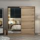 HANAH HOME Ormar sa ogledalom Kale - 3174, braon - 506MNR2633